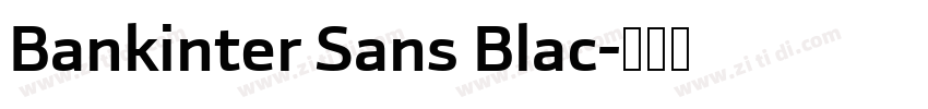 Bankinter Sans Blac字体转换 Bankinter Sans Blac字体转换